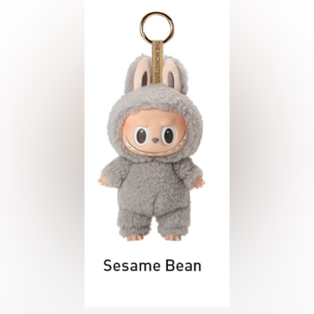 Authentic Pop Mart Labubu-Exciting Macaron -Sesame Bean